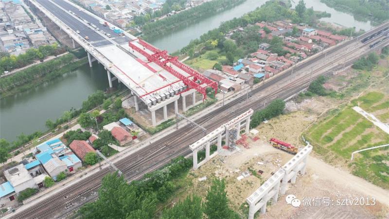 宿州市銀河路一路上跨京滬鐵路立交橋路基、給排水、河道整治工程