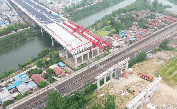 宿州市銀河路一路上跨京滬鐵路立交橋路基、給排水、河道整治工程